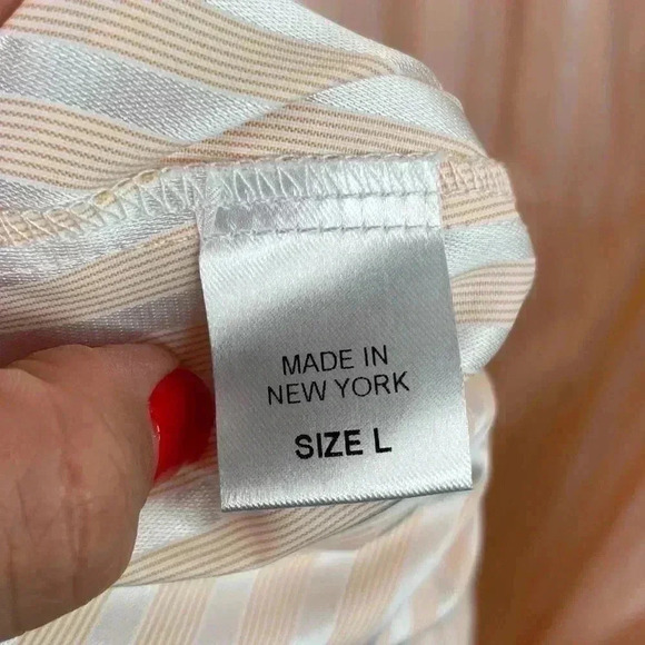 Petersyn Pink And White Cherish Striped Smocked Maxi Dress - Picture 7 of 8